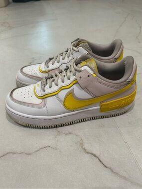 Nike Women’s Shadow Air Force White Yellow Light Pink